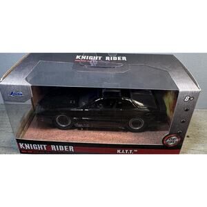 Knight Rider K.I.T.T. Die-Cast Car Jada Toys Black Pontiac Trans Am 1:24